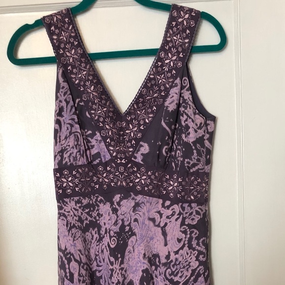 INC purple flowy dress size 8 - Picture 1 of 3